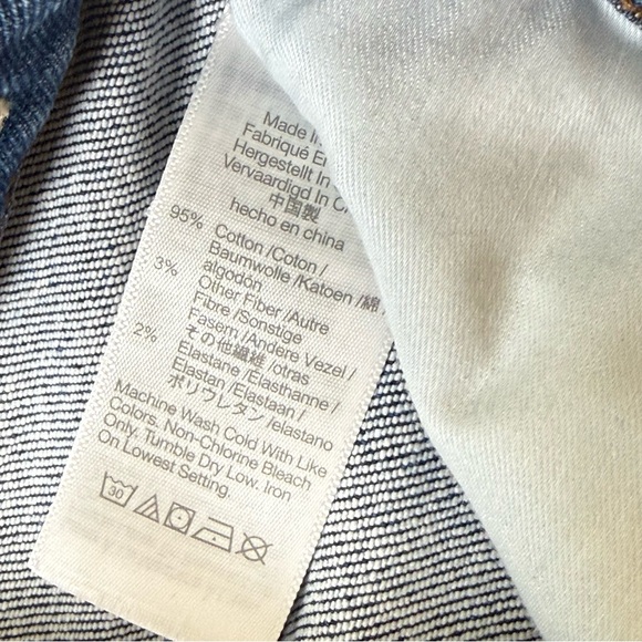 Madewell Stove Pipe Curvy Size 28 high rise 90s tapered ankle blue MOM jeans - Picture 6 of 12